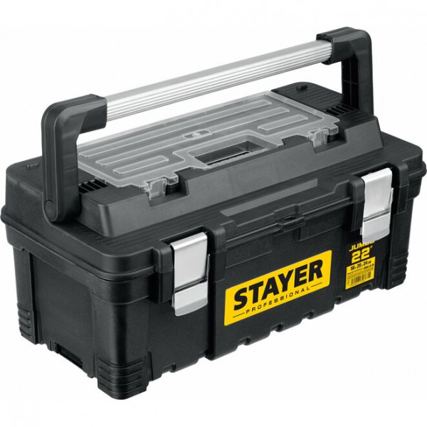 STAYER PROWide-22, 557 x 283 x 245 мм, (22"), пластиковый ящик для инструментов, Professional (38003-22_z01)