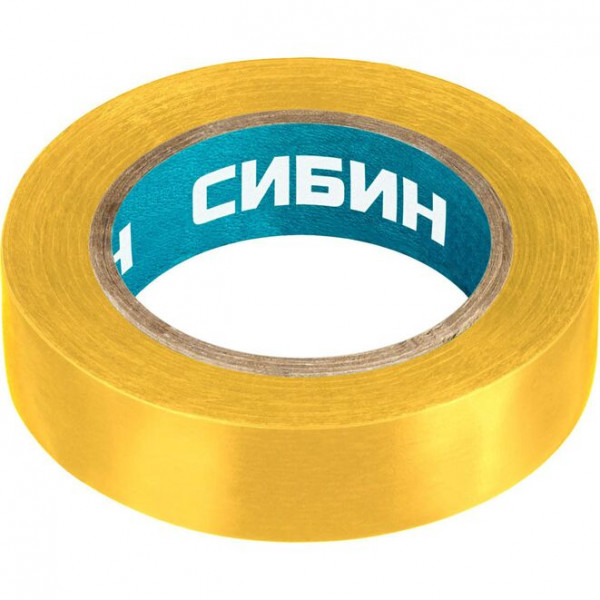 СИБИН 15 мм х 10 м, изоляционная лента пвх 1235-5